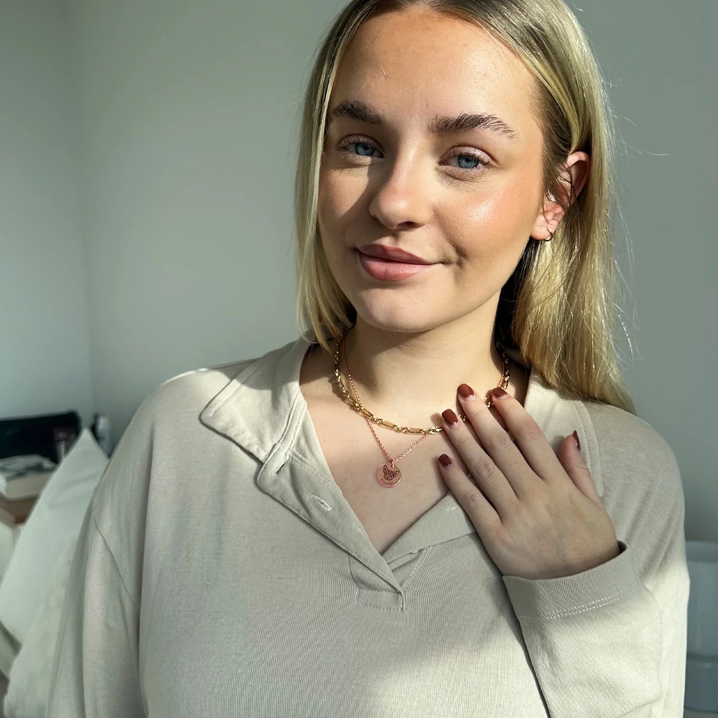 Colar com Rosto de Animal Personalizado