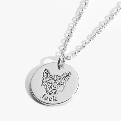 Colar com Rosto de Animal Personalizado