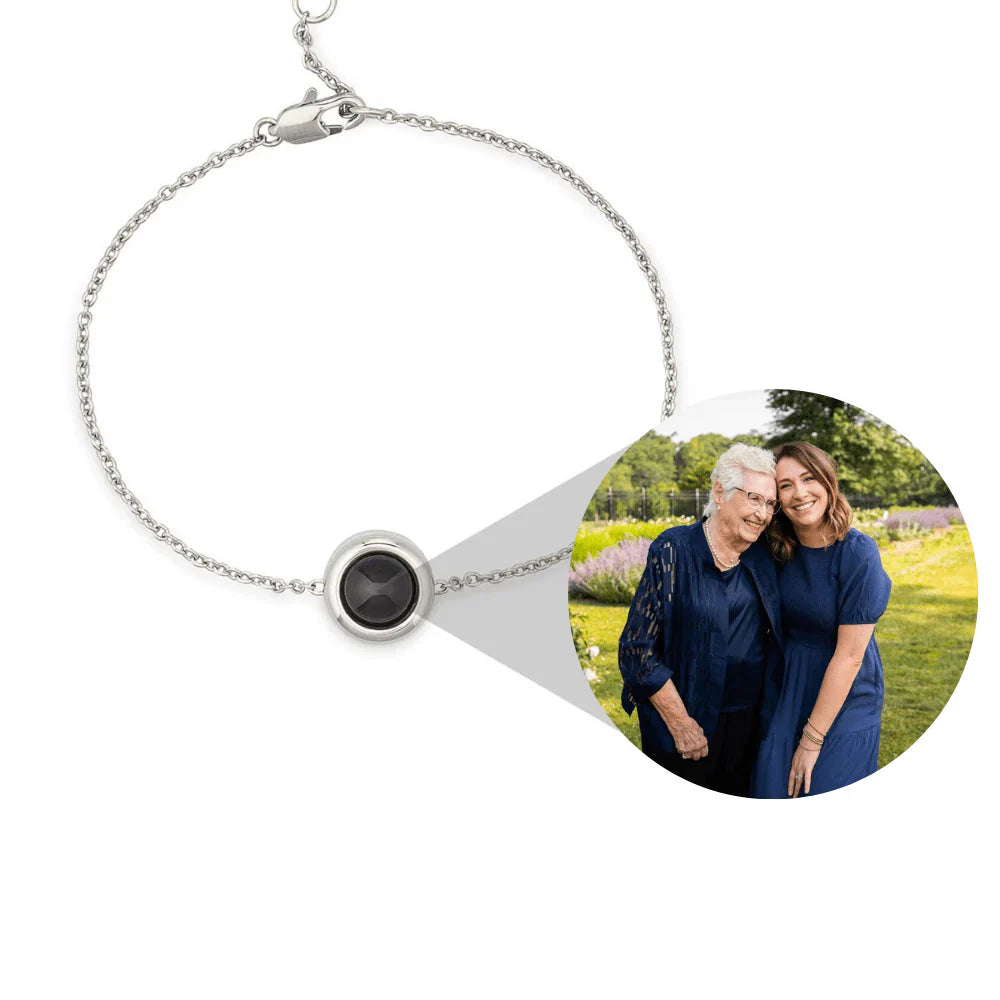 Pulseira em Corrente com Foto Personalizada