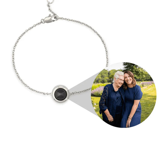 Pulseira em Corrente com Foto Personalizada
