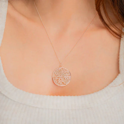 Colar com Mapa Personalizado