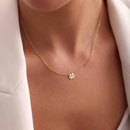 Colar com Nome em Patas Separadas Personalizado