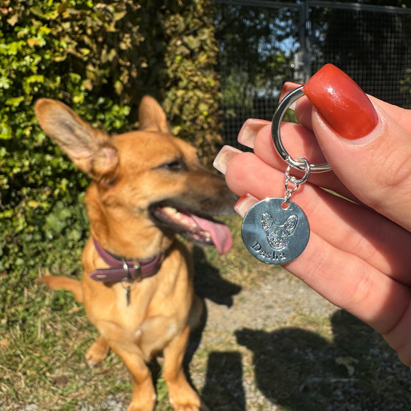 Porta-Chaves com Rosto de Animal Personalizado