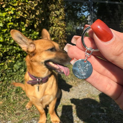 Porta-Chaves com Rosto de Animal Personalizado