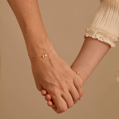 Pulseira em Coração com Inicial Personalizada