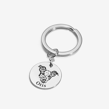 Porta-Chaves com Rosto de Animal Personalizado